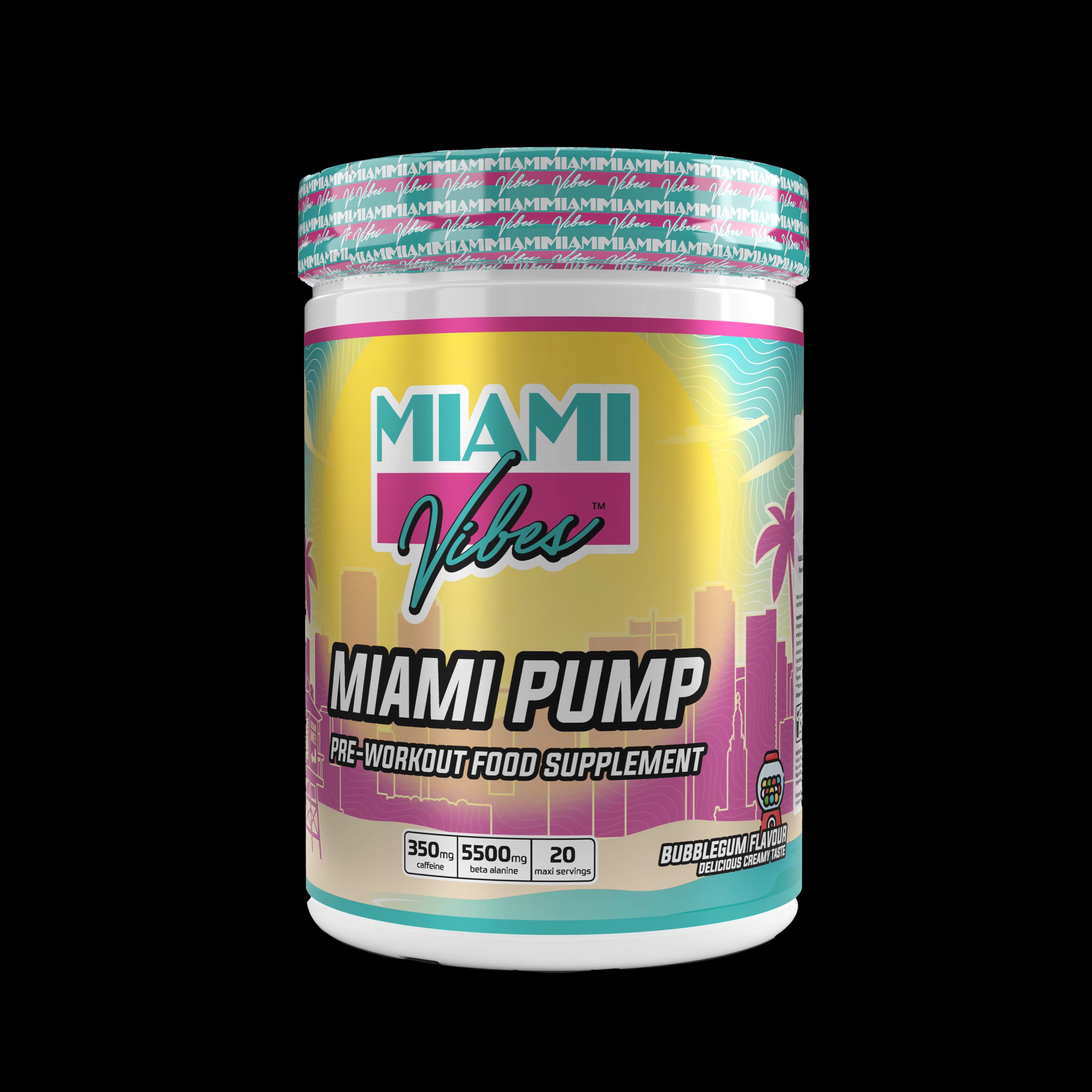 Miami Pump Предтренировъчна хранителна добавка - Miami Vibes - Image 1